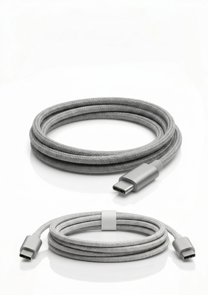 Cable Trenzado USB-C a USB-C 1 Metro